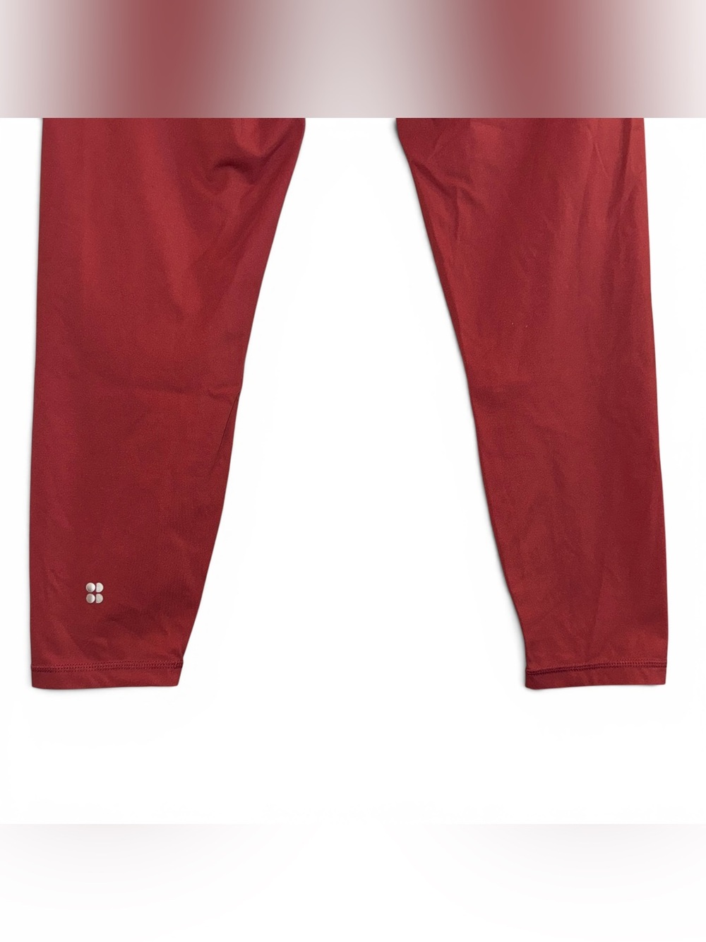 Sweaty Betty Size Medium ‘The Power’ 7/8 Pocket Leggings - Rust Red - Picture 13 of 16
